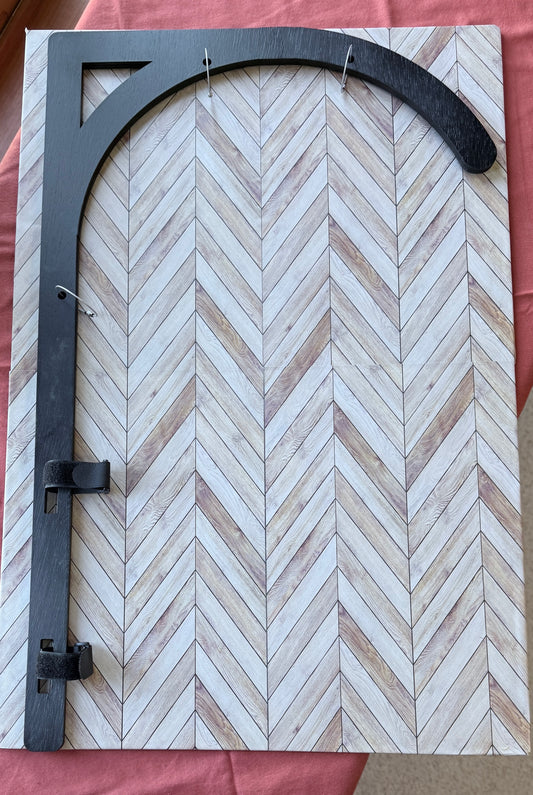 Tent Bracket and 15 inch round svg file with dangles (opt)