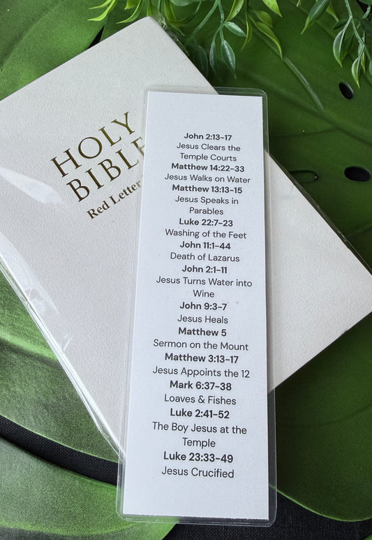 Walk with Jesus Ornament Set | Includes Bible , Bookmark, 12 Engraved Ornaments