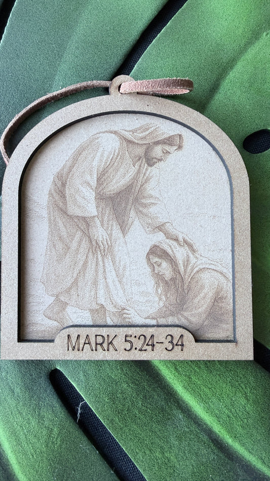 Jesus heals the woman who believed Mark 5:24-34
