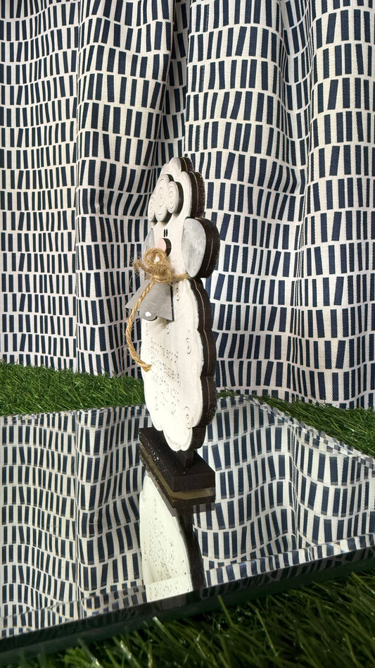 Lamb Shelf Sitter – A Meaningful Symbol of Faith and Renewal