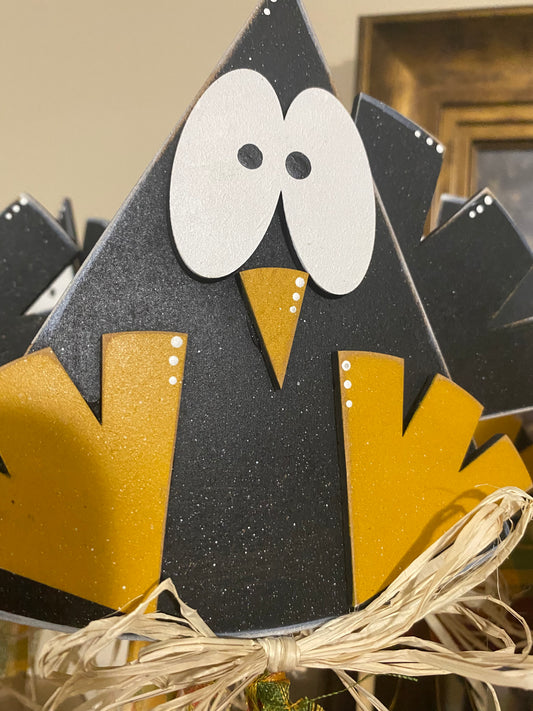 Close up photo of Crow Fall Decor