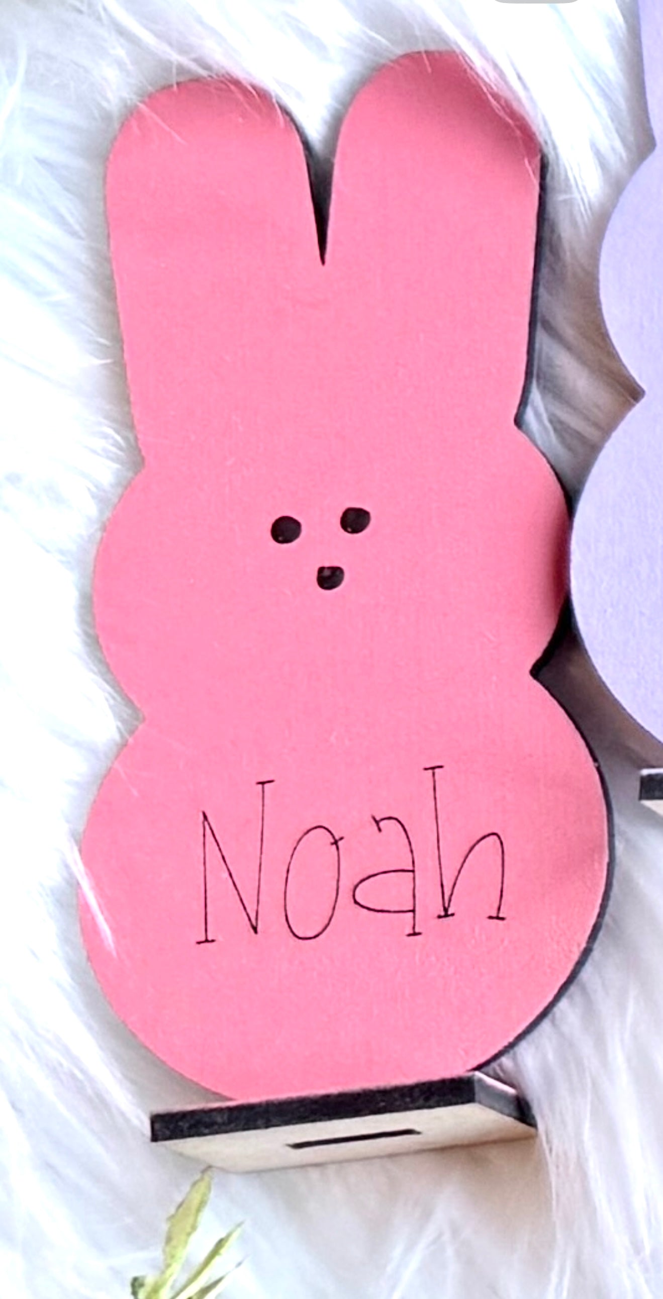 Personalized Easter Mallow Bunny, Puffy Bunny, Cheeps, Buddies, Squishy Bunny