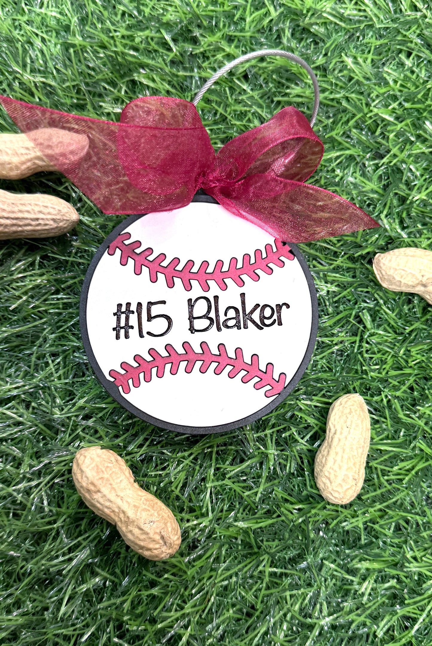Personalized Baseball & Softball Bag Tags | Custom Player Keychain