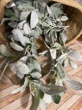 Lambs Ear Greenery Sprig | greenery piece | Tier Tray Greenery | - Designs by SNK