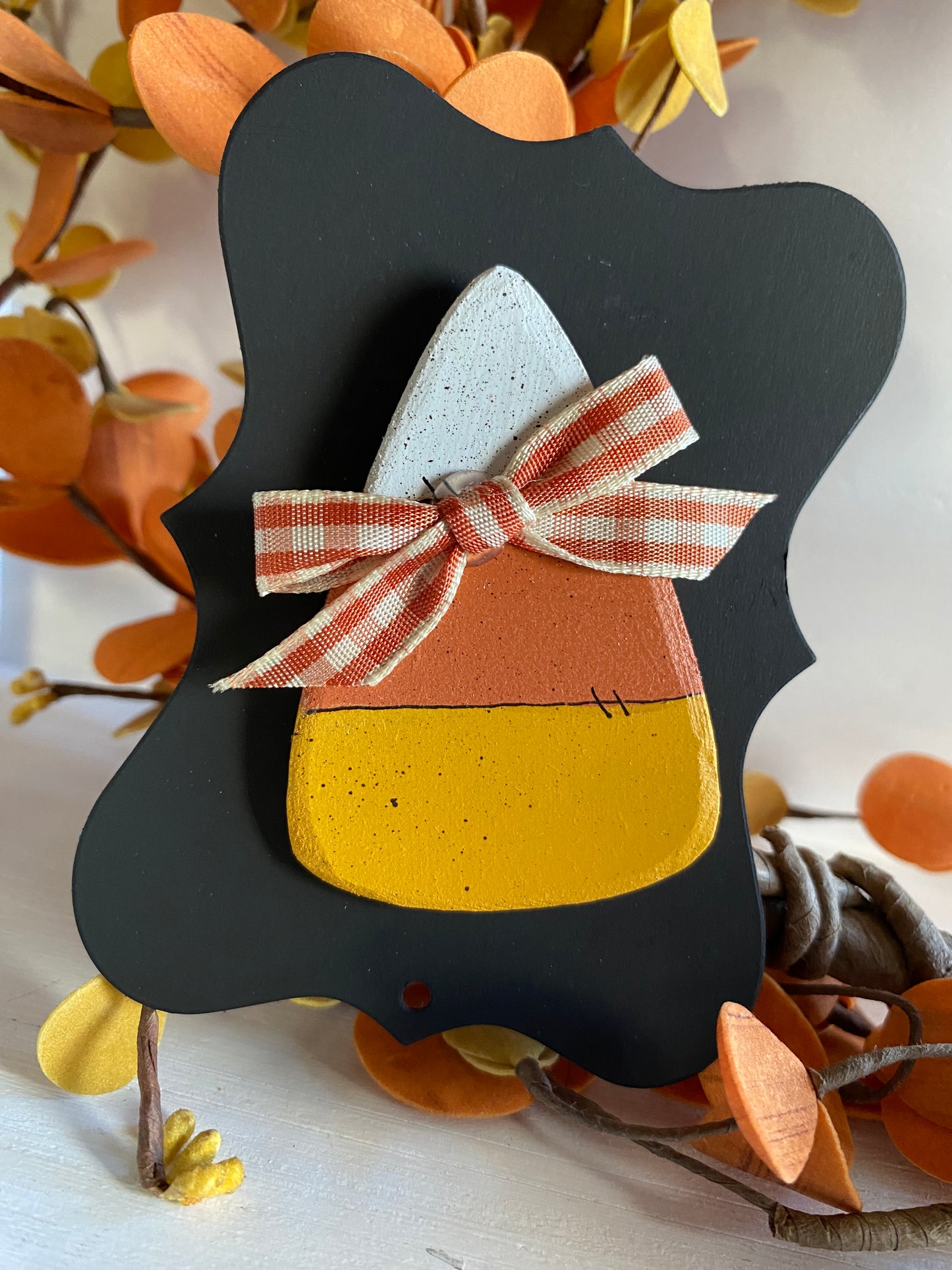 Candy Corn Pin/Tack, Ladies Brioche, Fall Fashion Decor, Seasonal Style, Fashion Accessory