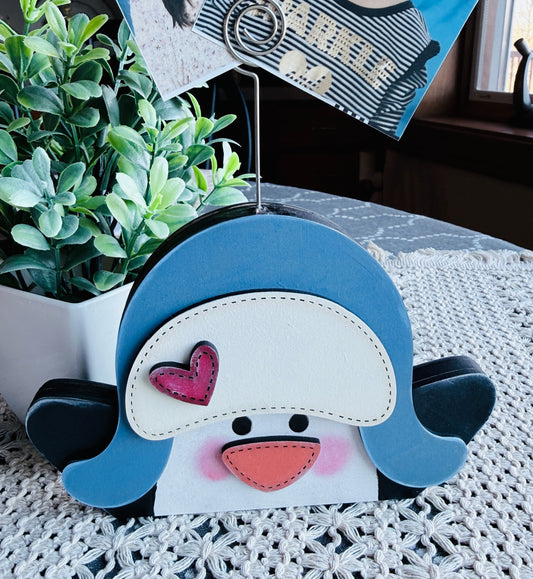 Penguin Decor | Homeware| Office Decor | Note or Photo Holder