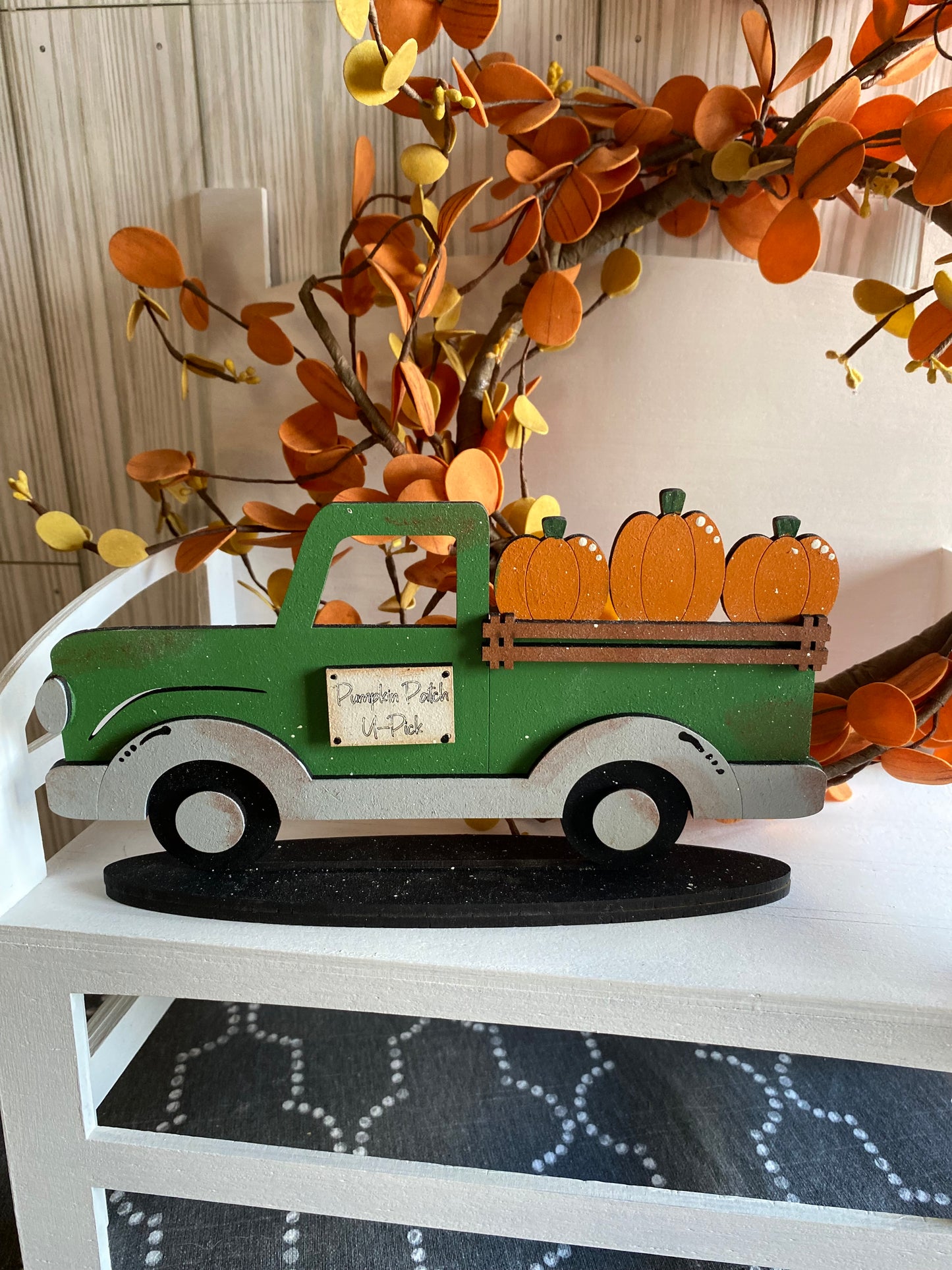 Green Fall Farm Truck
