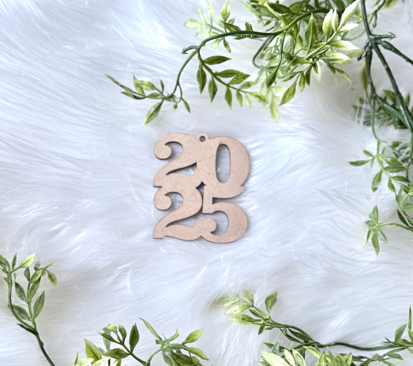 2025 Tags Graduation Décor 10 Pack Natural (DIY)