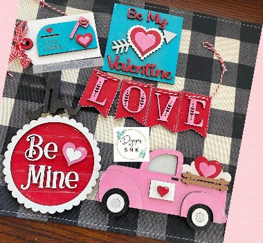 DIY Valentine Tier tray set. - Designs by SNK