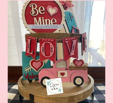 DIY Valentine Tier tray set. - Designs by SNK