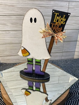 Trick or Treat Ghost  Fall Decor  Halloween Decor - Designs by SNK