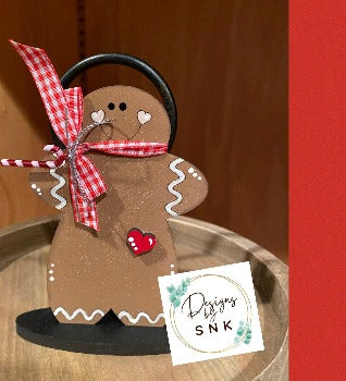 Gingerbread Mini tier tray decor - Designs by SNK