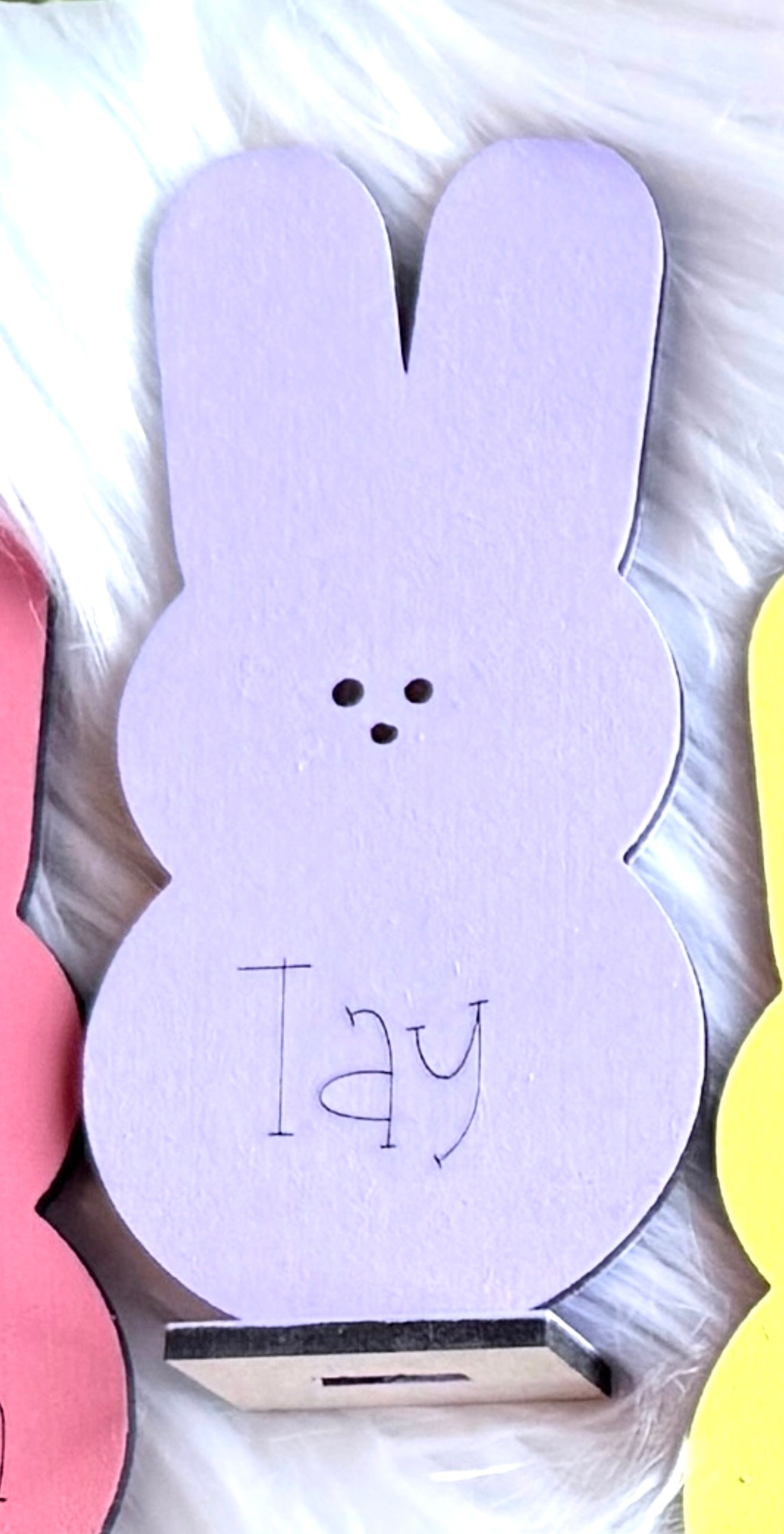Personalized Easter Mallow Bunny, Puffy Bunny, Cheeps, Buddies, Squishy Bunny