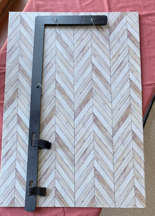 Tent Bracket SVG with 12 inch square sign and dangles