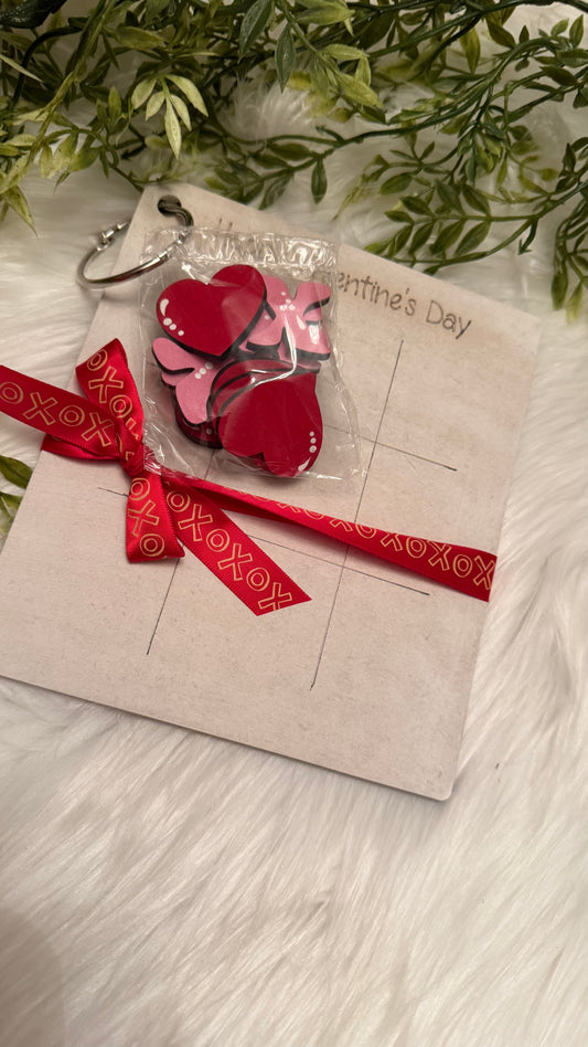 Valentine’s Travel Tic-Tac-Toe – A Love-Themed Game for On-the-Go Fun!