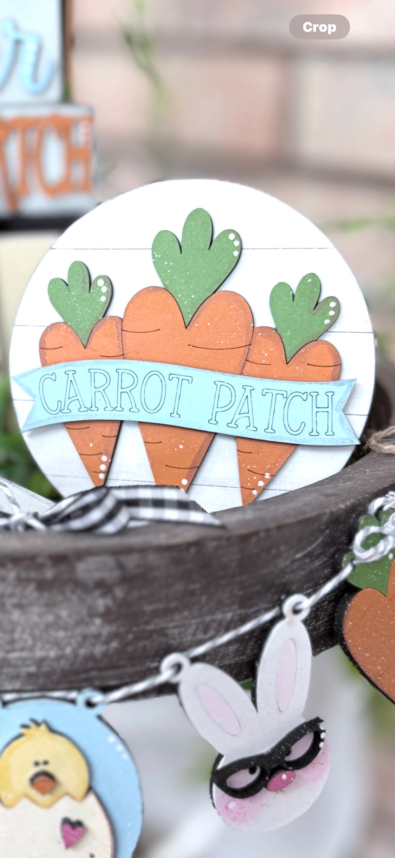 Easter Tier Tray Home Decor