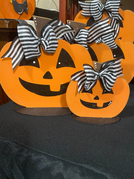 Small Whimsy Jack-O-Lantern Decor | Shelf Sitter