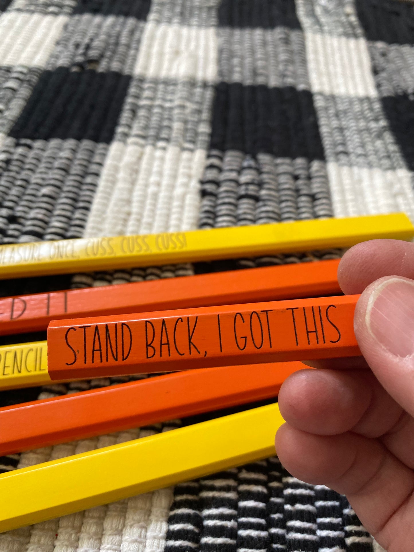 Construction Pencils | Funny Pencils | Custom Marketing Pencils - Designs by SNK