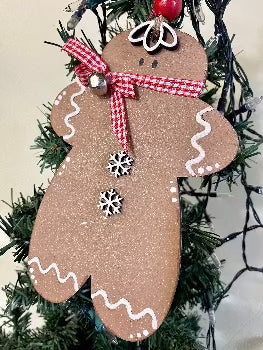 Gingerbread Man Ornament - Designs by SNK