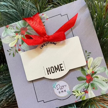 Personalized City | State| Zip Ornament - Designs by SNK