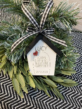 Doghouse Memorial Ornament - Designs by SNK