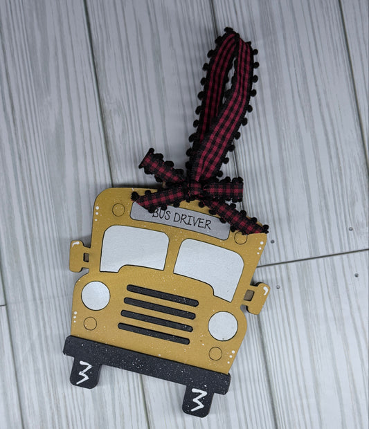 School bus ornament full