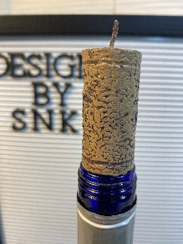 Wine Bottle Candle - Designs by SNK