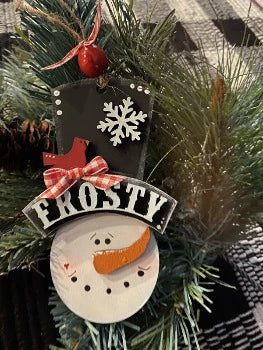 Frosty Snowman Ornament - Designs by SNK