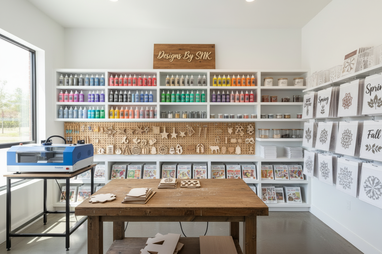 "Craft supplies and DIY wood blanks - unfinished wooden cutouts and materials for crafters and small hobby businesses"