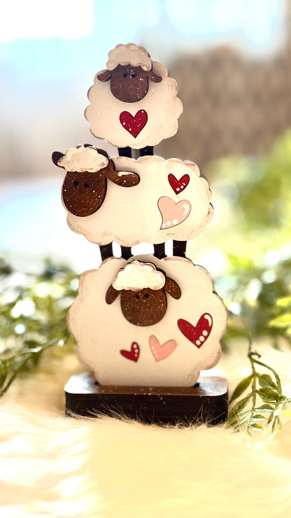 Stacking Lamb | Spring Decor | Valentine | Easter |