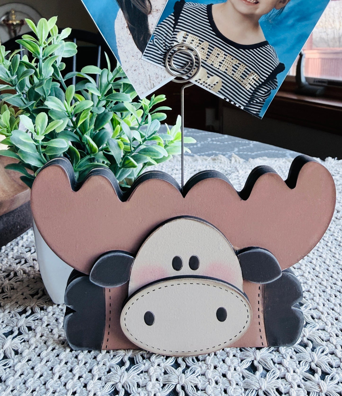 Moose Decor | Homeware |Office Decor | Note or Photo Holder