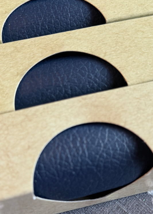 Navy Blue Faux Leather | Craft Cutting Machine Supply| Cricut | Silhouette