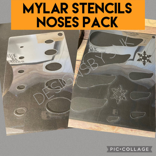 DIY | Mylar Stencils | Noses Bundle