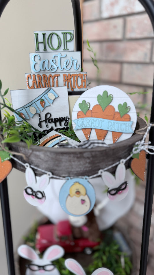 Easter Tier Tray Home Decor