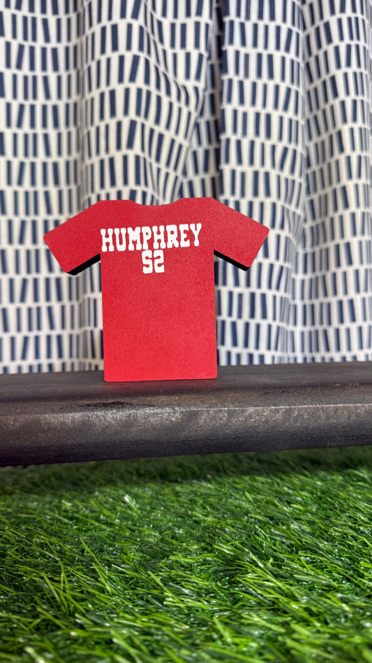 KC Chiefs Decor | #52 Humphrey | Jersey Decor