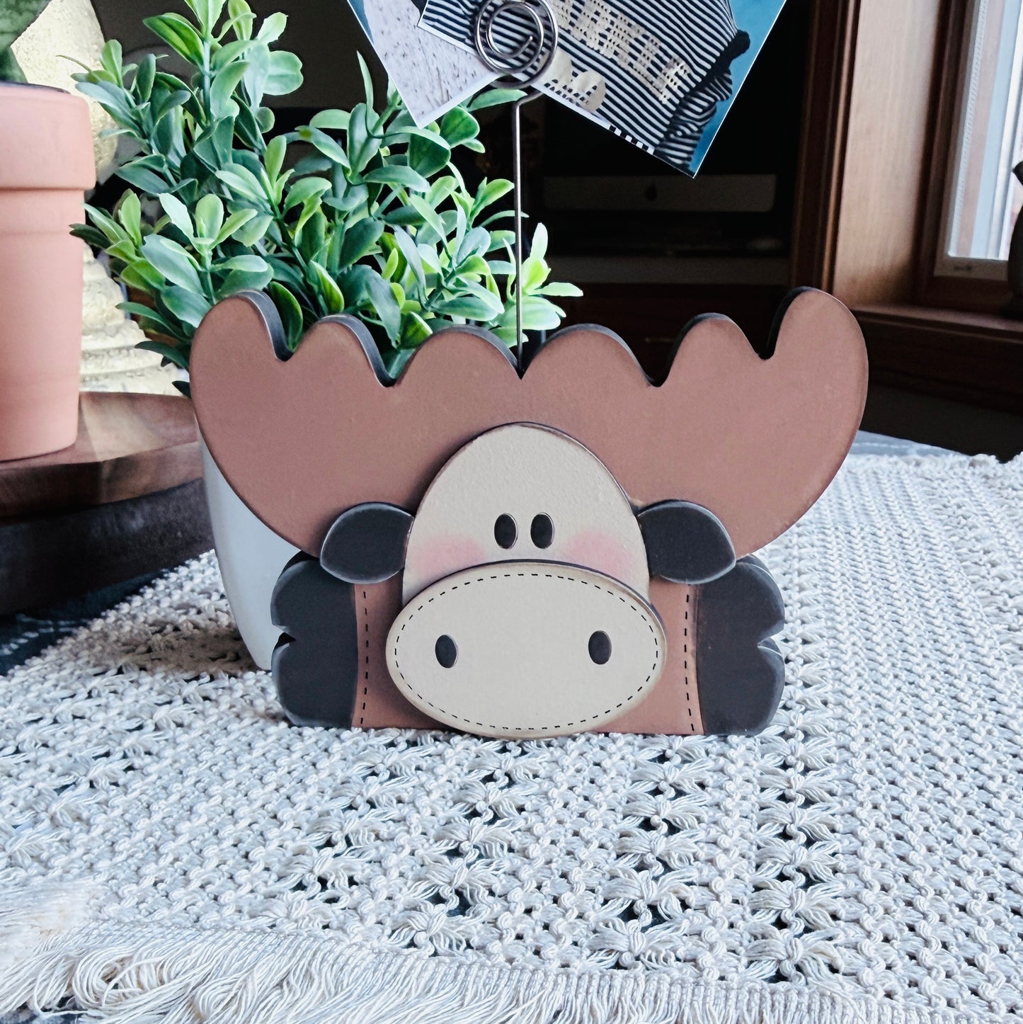 Moose Decor | Homeware |Office Decor | Note or Photo Holder