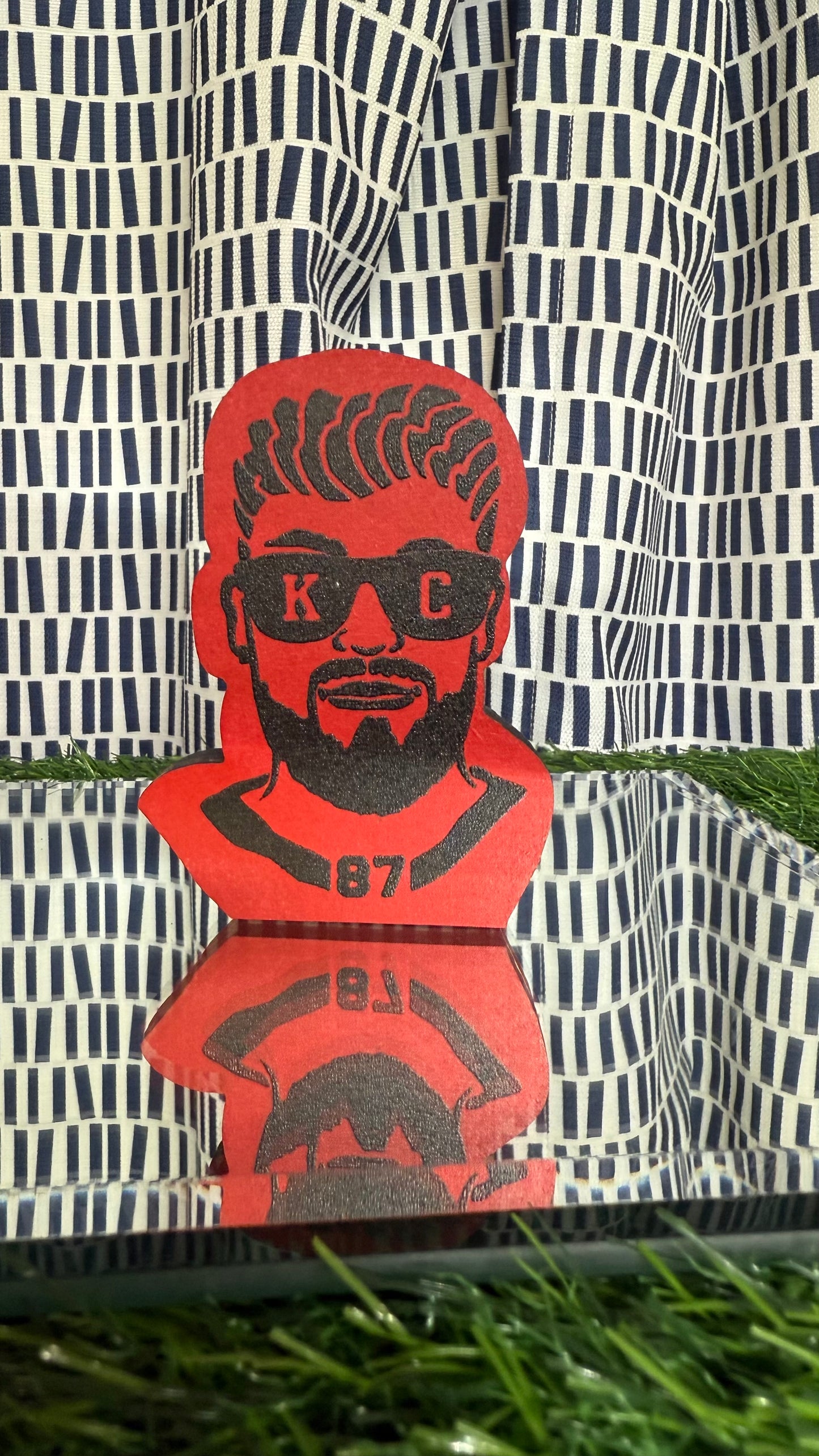 Kansas City Chief | Decor | #87 Bust | Kelce