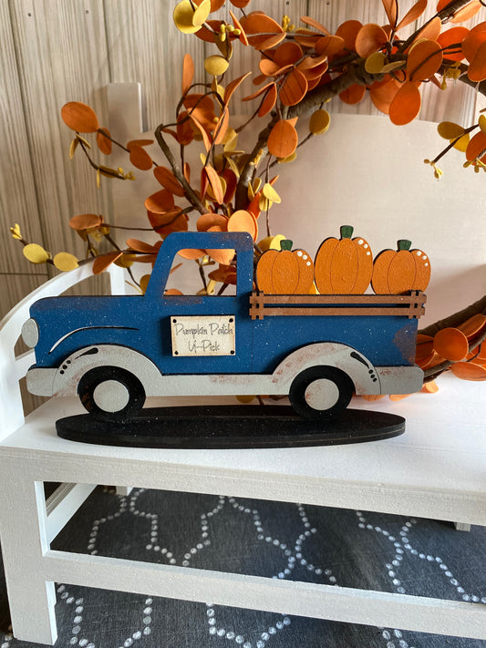 Blue Fall Farm Truck