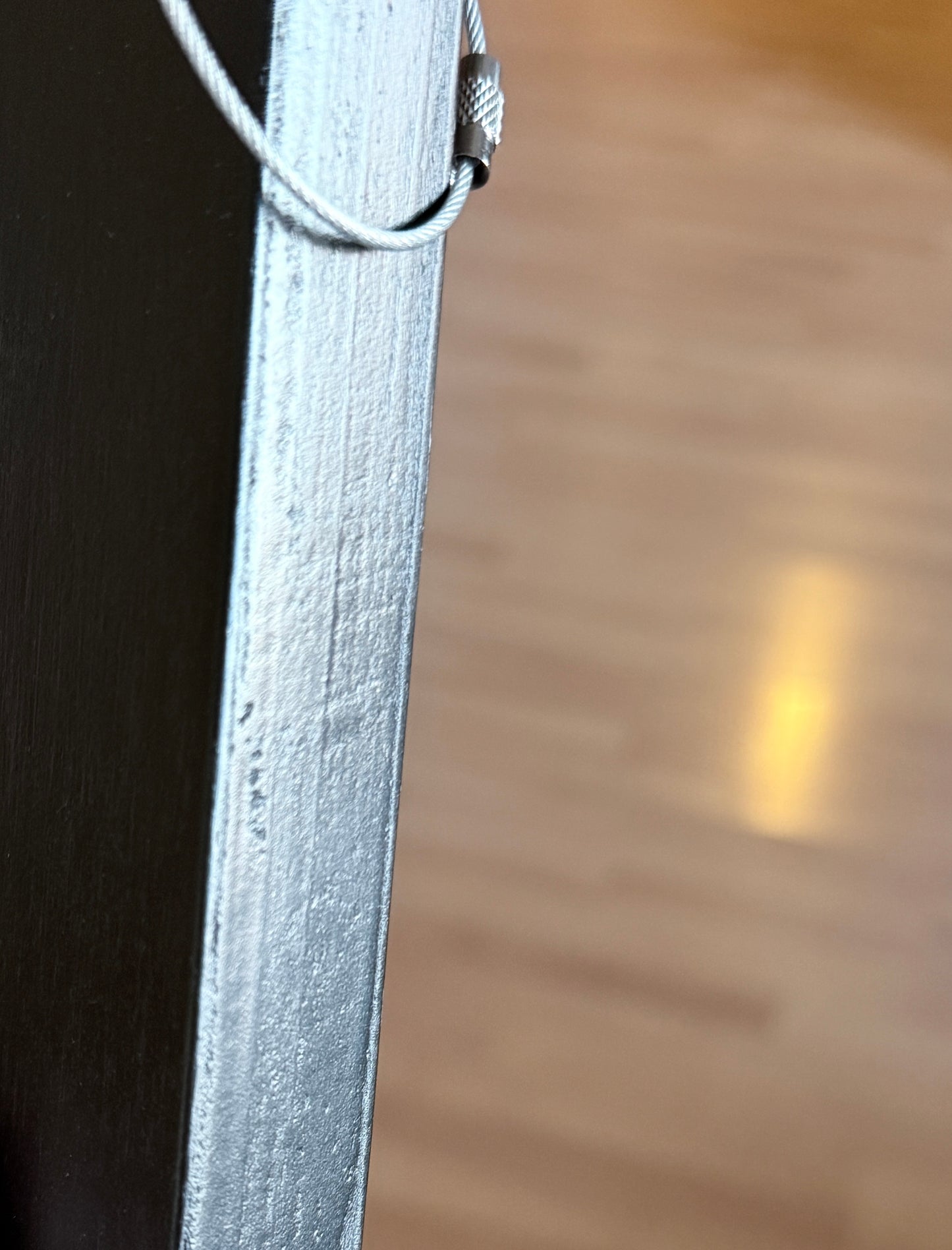 "Black finish tent bracket for hanging market signs on canopy tent frames"