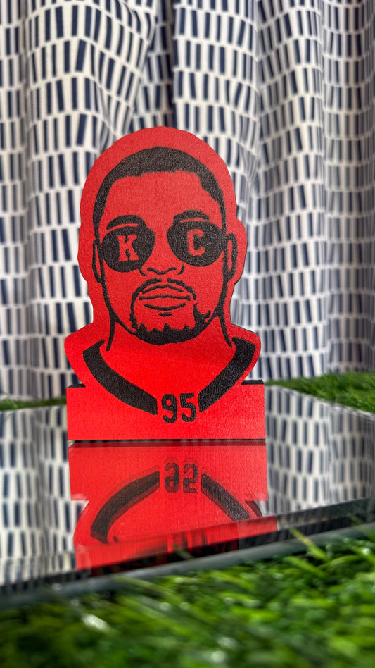 KC Chief | Decor Bust | #95 Jones