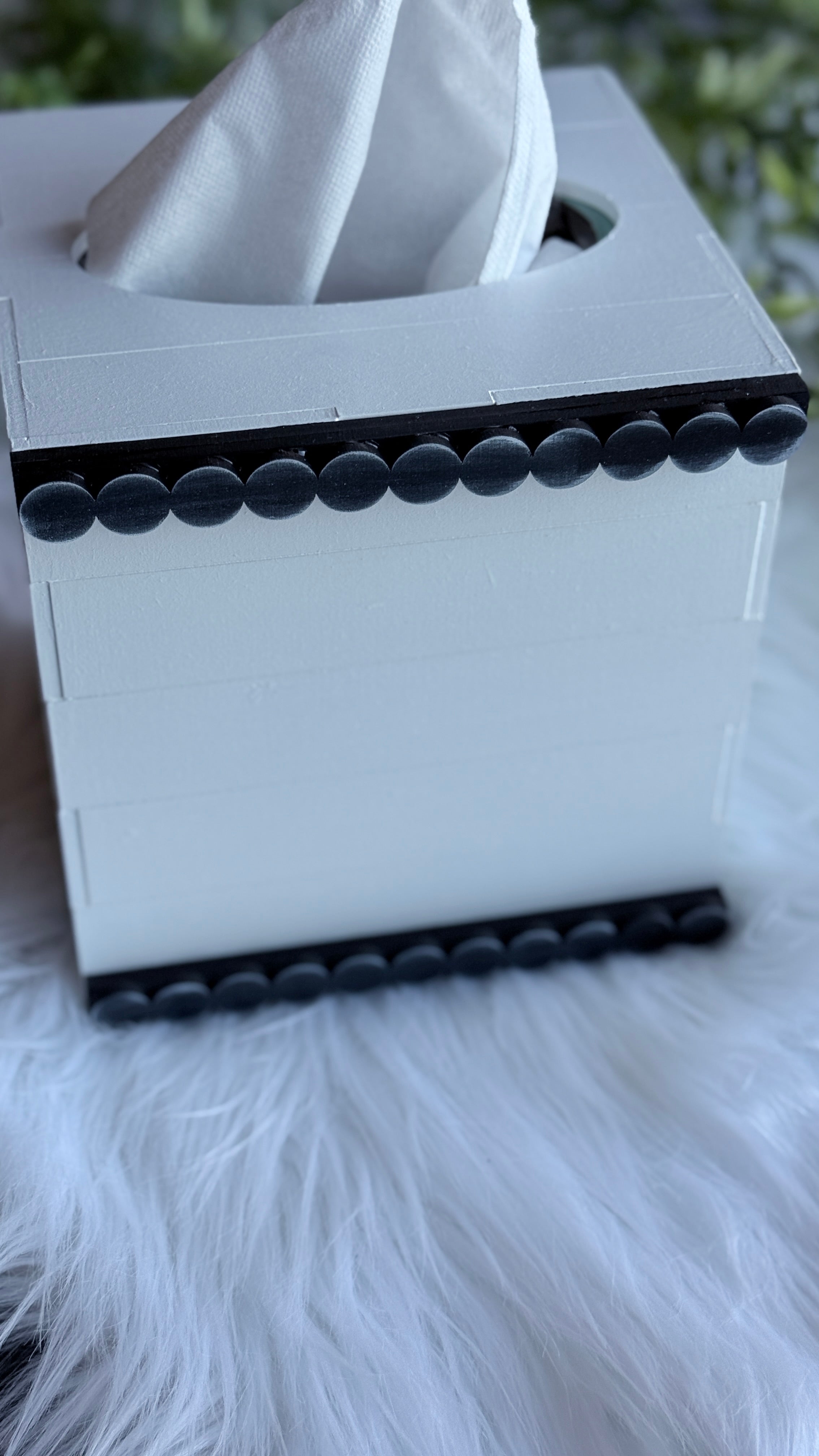 Bless You Tissue Box Cover | Handmade Rustic Farmhouse Décor
