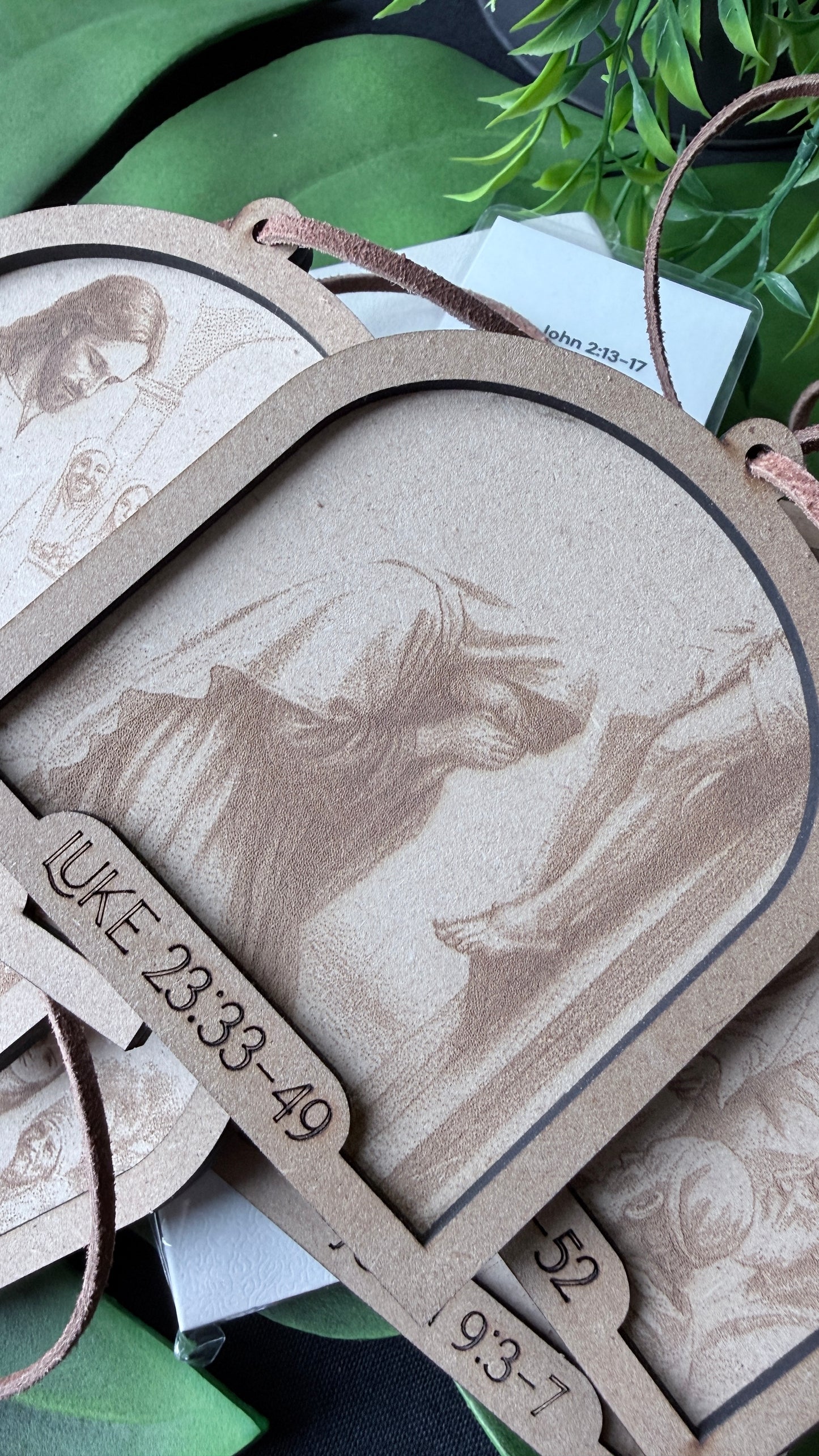Walk with Jesus Ornament Set | Includes Bible , Bookmark, 12 Engraved Ornaments