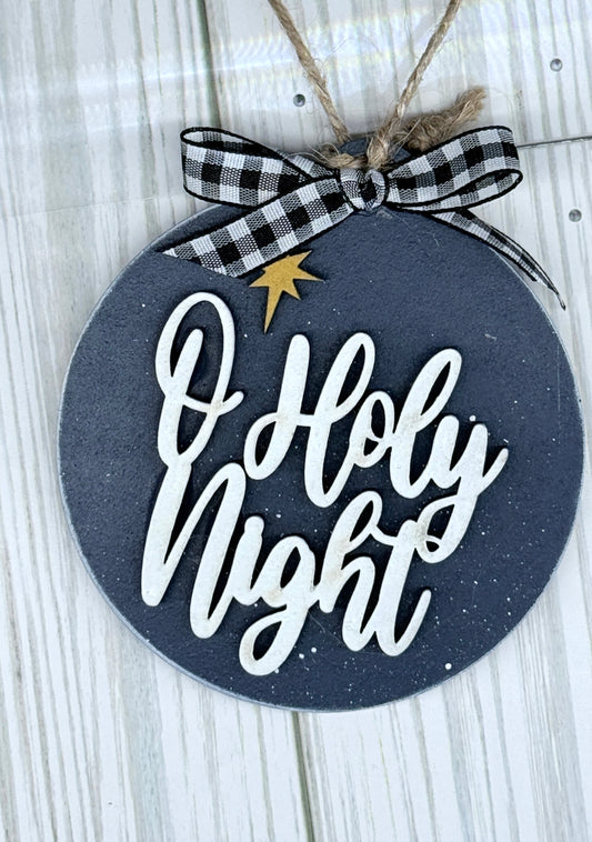 O Holy Night Christmas Tree Ornament