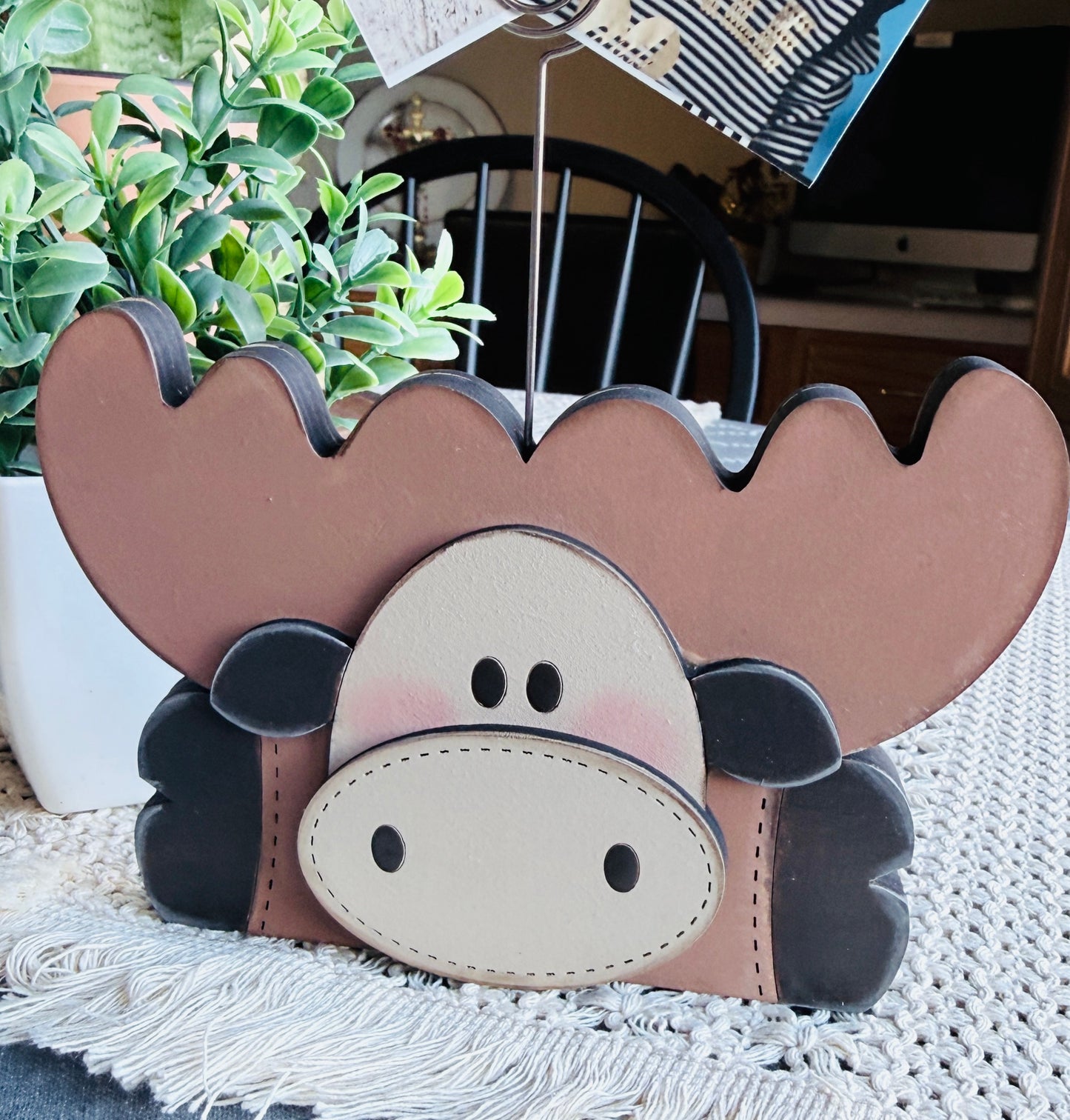 Moose Decor | Homeware |Office Decor | Note or Photo Holder