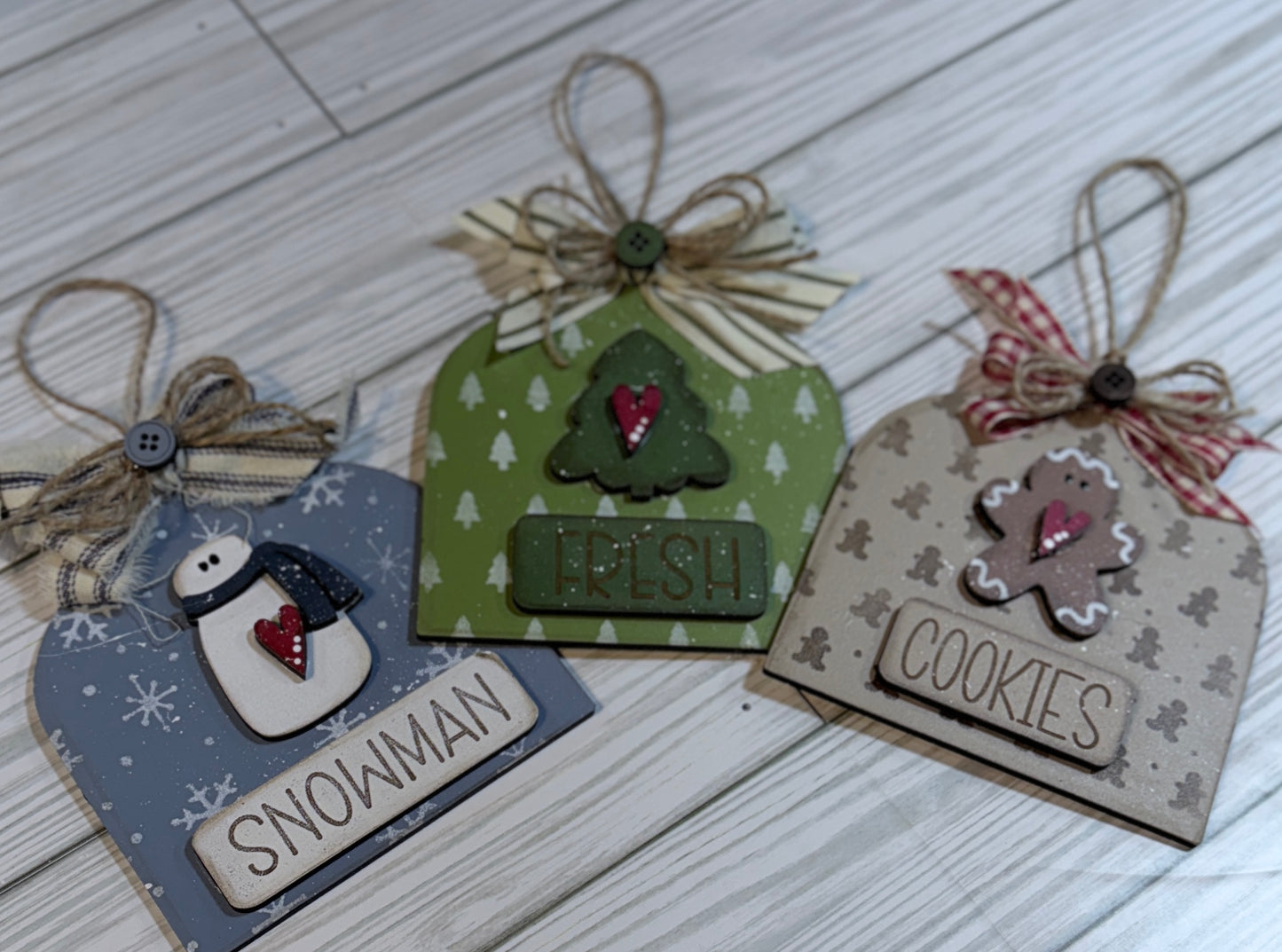 "Primitive dome ornament SVG bundle rustic farmhouse Christmas decorations"