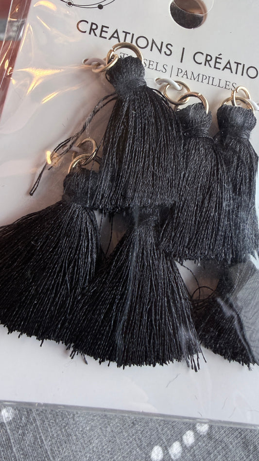 Bead Landing black tassels craft supply packaging without beads