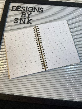 DIY- Blank 1/8" Wood cover journal - Designs by SNK