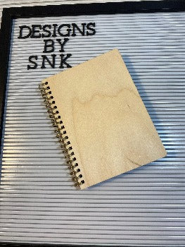 DIY- Blank 1/8" Wood cover journal - Designs by SNK